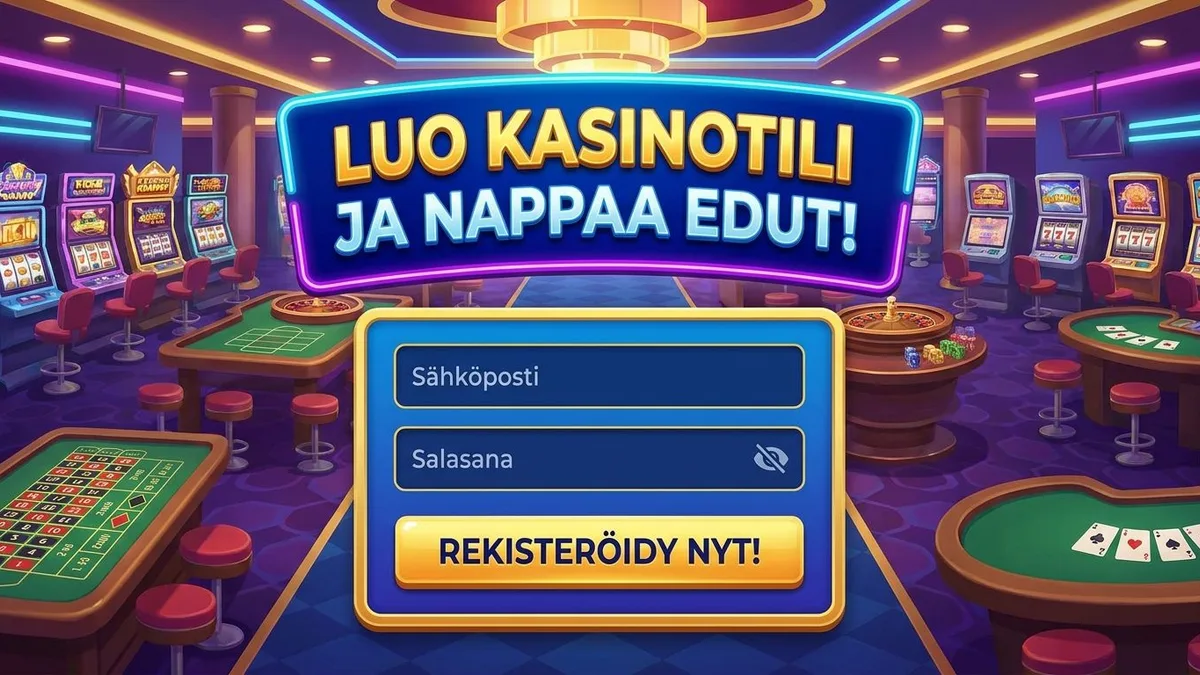 Rekisteröidy bonuksen kanssa